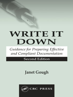 cover image of Write It Down